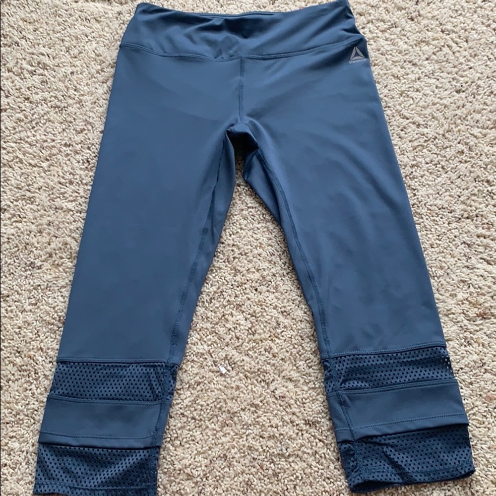 Blue reebox capris